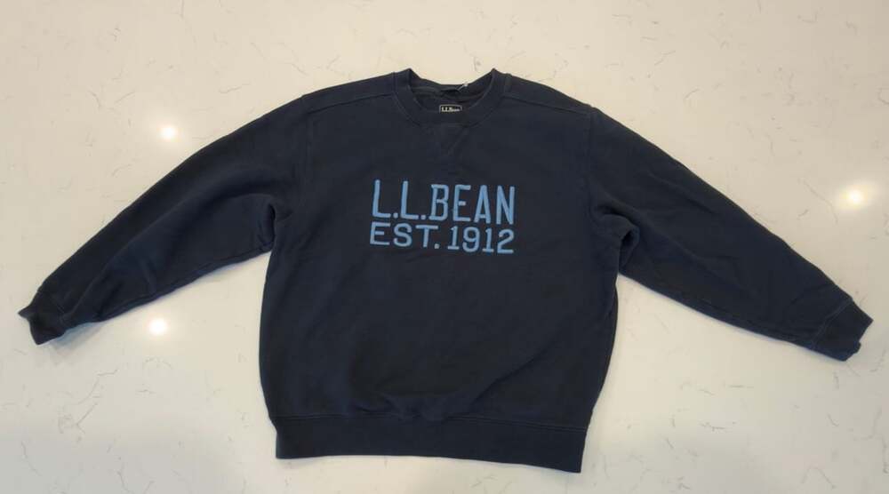 L.L. Bean Est. 1912 Navy Blue Crewneck Sweatshirt Large Regular